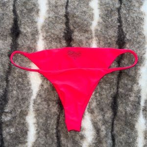 Bright pink/red bikini bottom